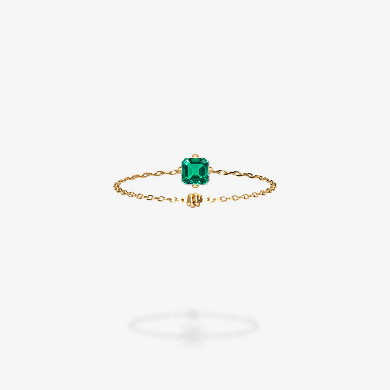 Cattina Ring - Asscher Emerald (STOCK US)