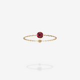 18K Yellow Gold-Asscher