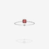 18K White Gold-Asscher