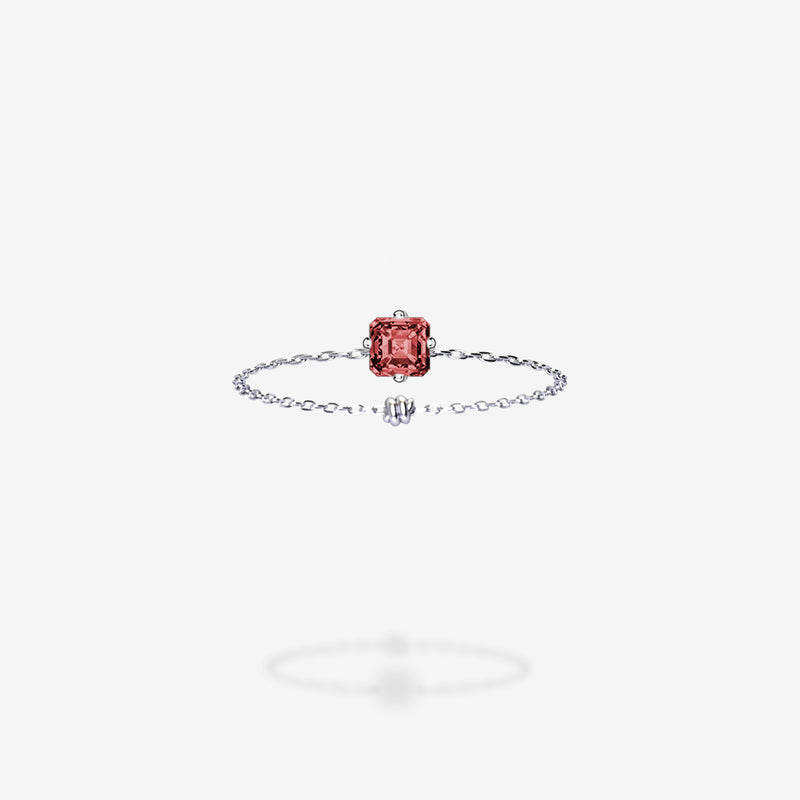 18K White Gold-Asscher