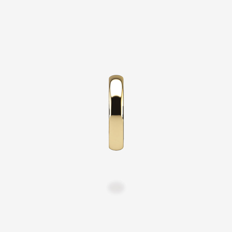 18K Yellow Gold-4 mm