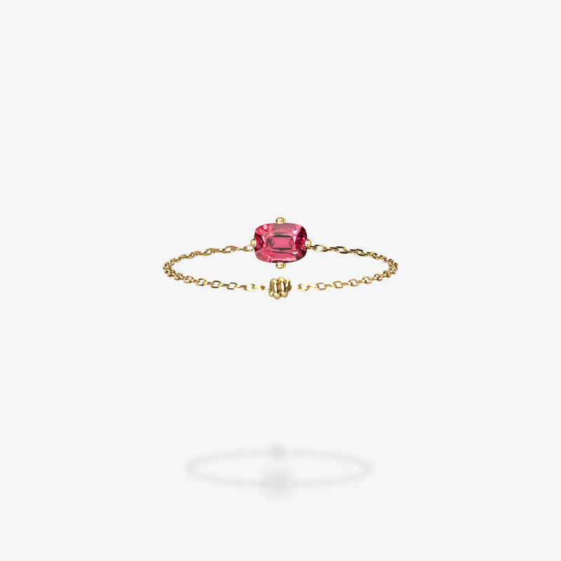 18K Yellow Gold-Cushion