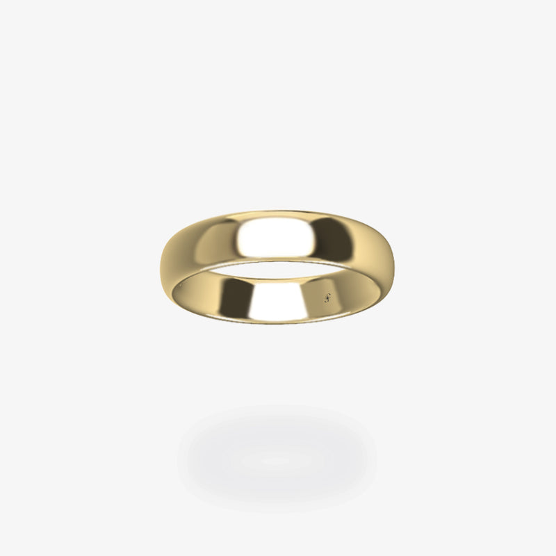 18K Yellow Gold-5 mm
