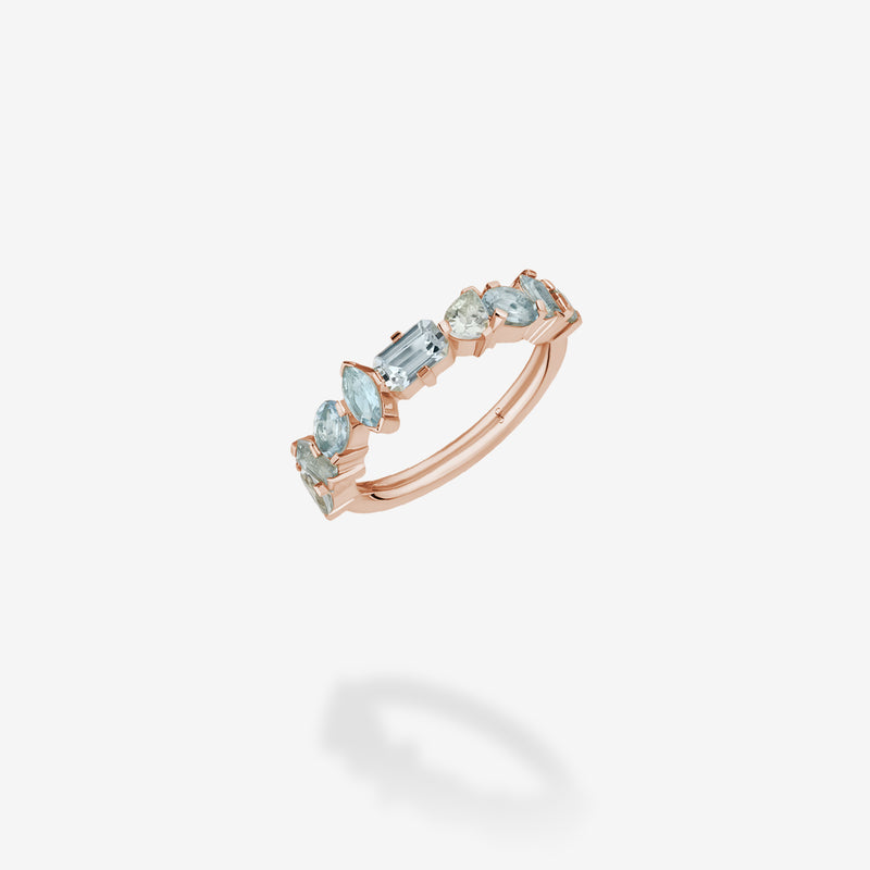 Dancing Ring - Aquamarines
