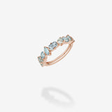 Dancing Ring - Aquamarines