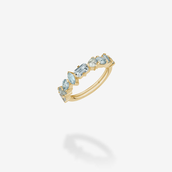 Dancing Ring - Aquamarines