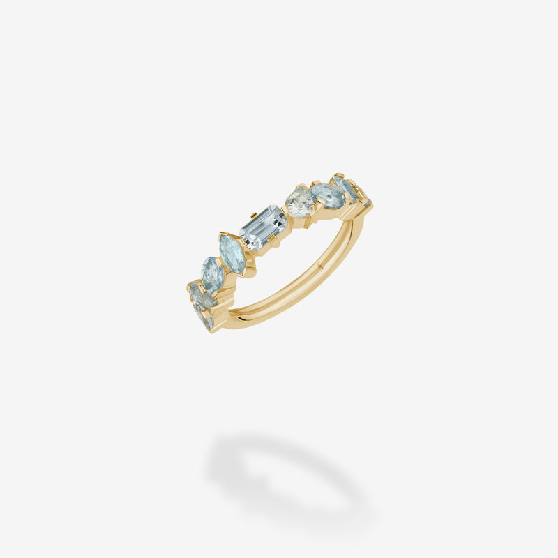Dancing Ring - Aquamarines