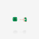 18K Rose Gold-Emerald