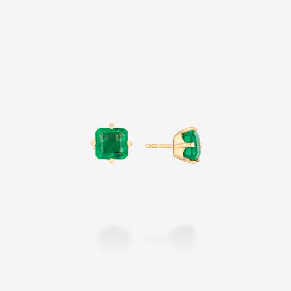 18K Yellow Gold-Emerald
