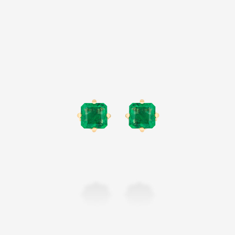 18K Yellow Gold-Emerald