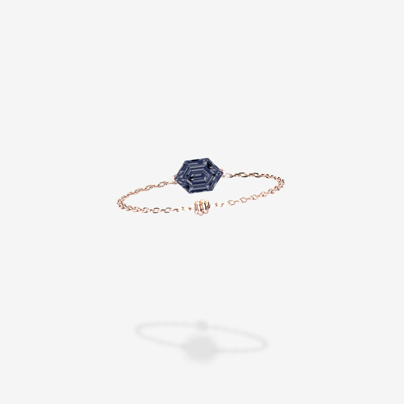 Cattina Ring -  Grey Blue Spinel