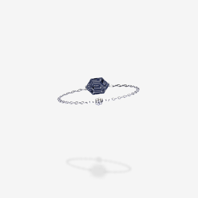 Cattina Ring -  Grey Blue Spinel