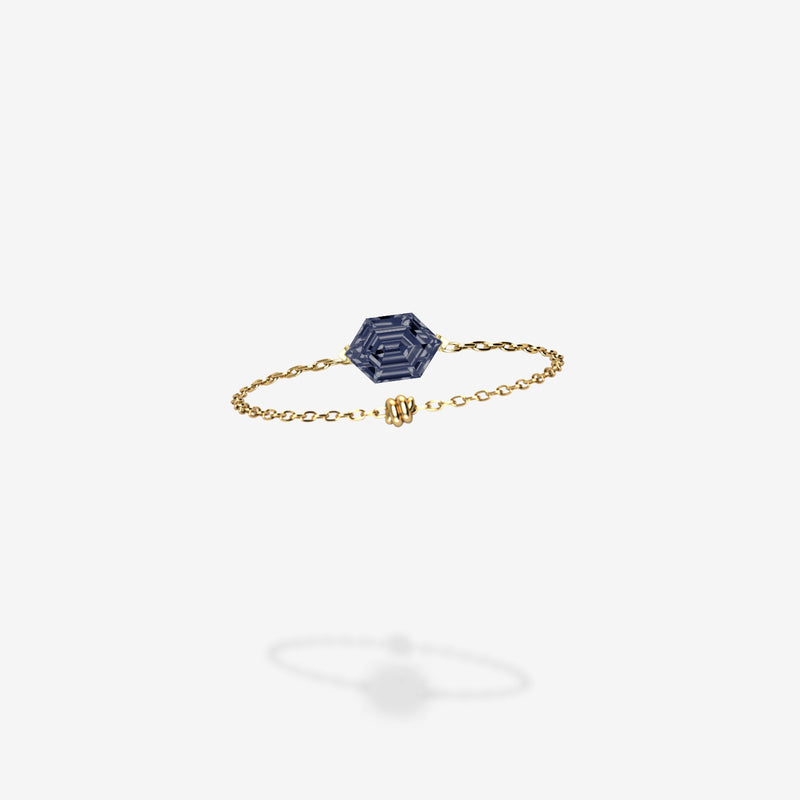 Cattina Ring -  Grey Blue Spinel