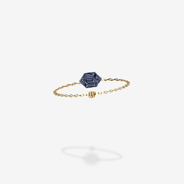 Cattina Ring -  Grey Blue Spinel