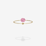 18K Yellow Gold-Elongated Hexagon