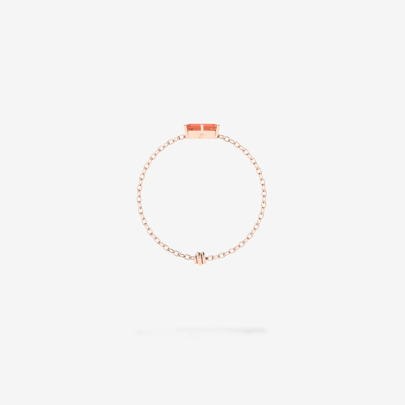 Cattina Ring - Orange Sapphire