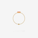 Cattina Ring - Orange Sapphire