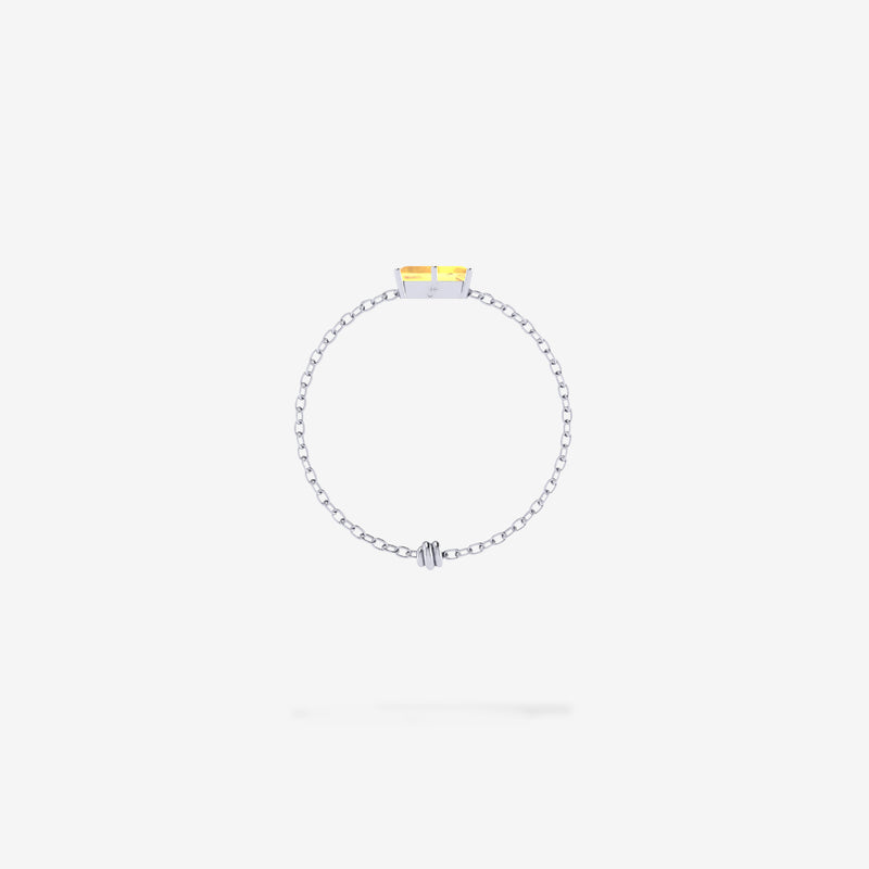 Cattina Ring - Yellow Sapphire