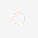 Cattina Ring - Yellow Sapphire