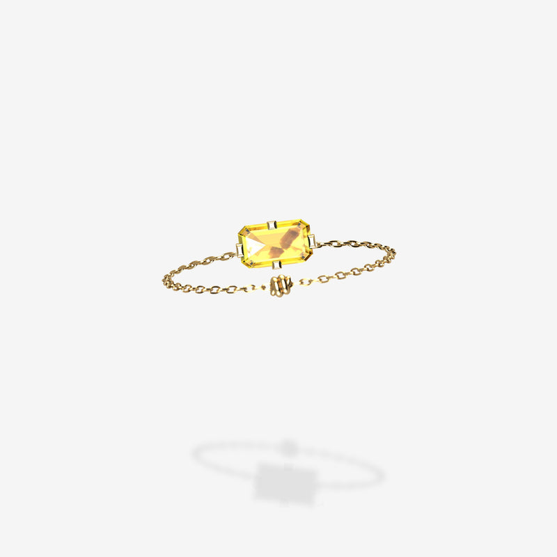 Cattina Ring - Yellow Sapphire