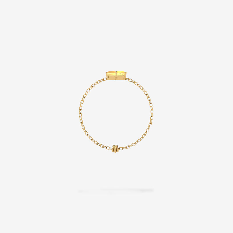 Cattina Ring - Yellow Sapphire