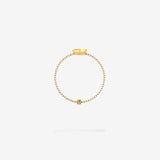 Cattina Ring - Yellow Sapphire