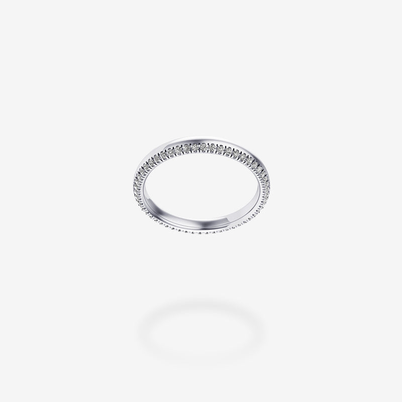 18K White Gold