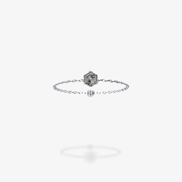 Cattina Ring -  Grey Spinel (STOCK US)