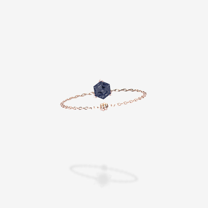 Cattina Ring -  Grey Blue Spinel