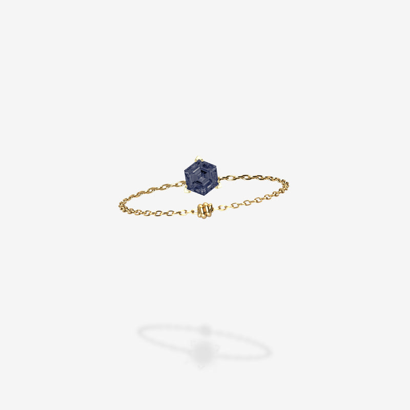 Cattina Ring -  Grey Blue Spinel