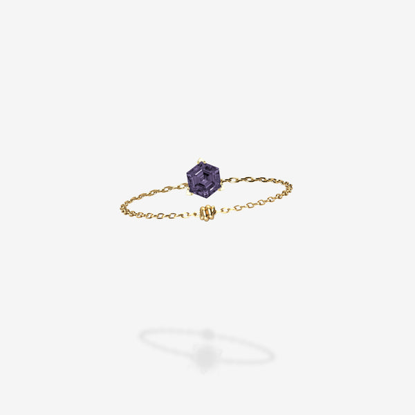 Cattina Ring -  Grey Purple Spinel