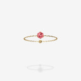 18K Yellow Gold-Hexagon