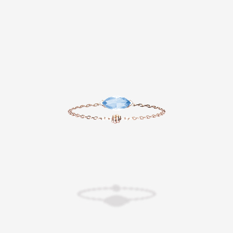 Cattina Ring - Marquee Light Blue Sapphire (STOCK US)