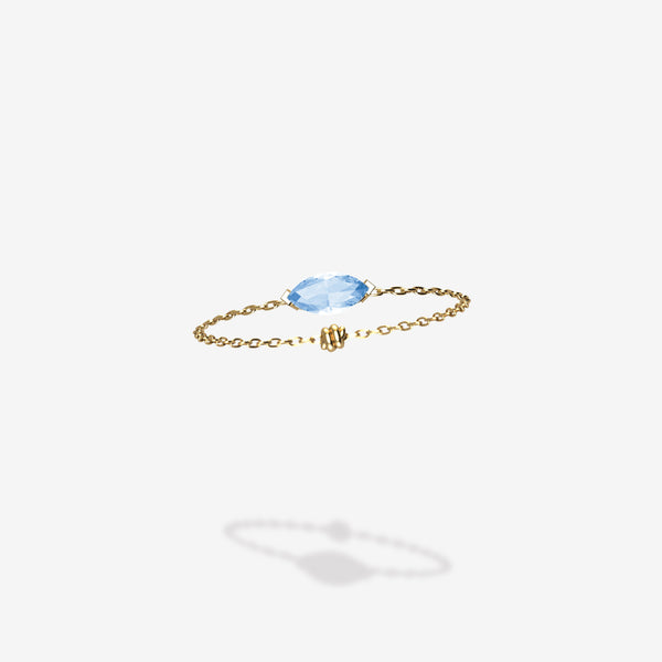 Cattina Ring - Marquee Light Blue Sapphire (STOCK US)