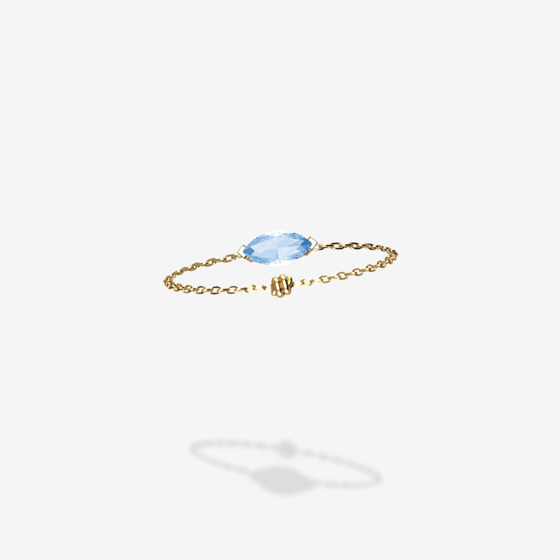 Cattina Ring - Marquee Light Blue Sapphire (STOCK US)