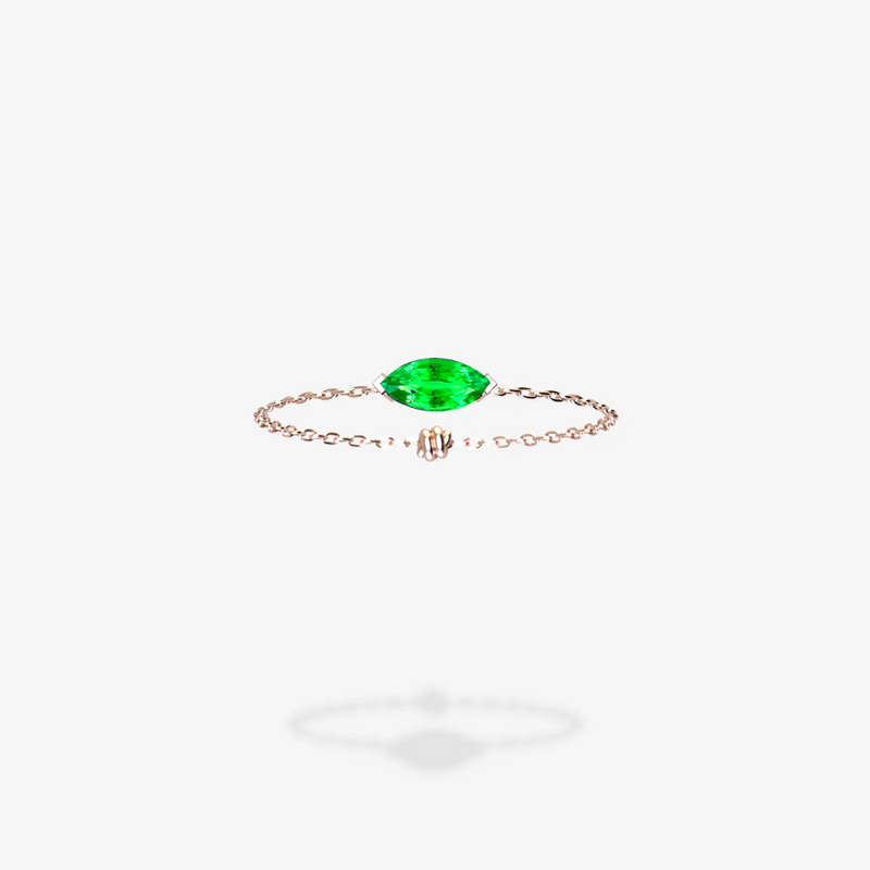 18K Rose Gold-Marquee