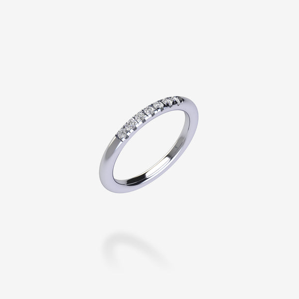18K White Gold