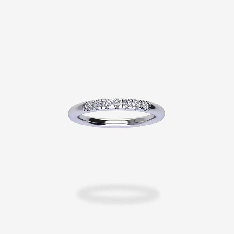 18K White Gold