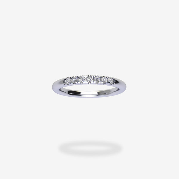 18K White Gold