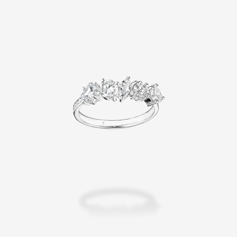18K White Gold
