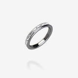 18K Blackened Gold