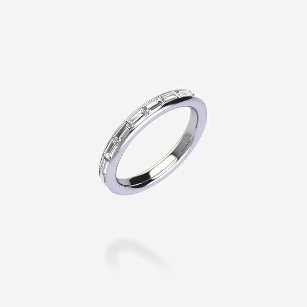 18K White Gold