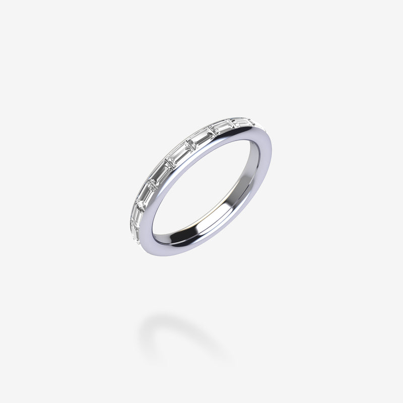 18K White Gold