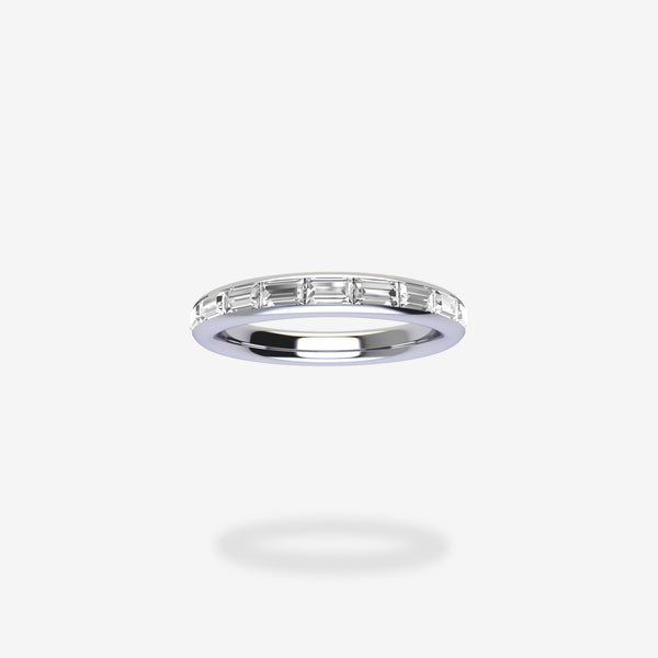 18K White Gold