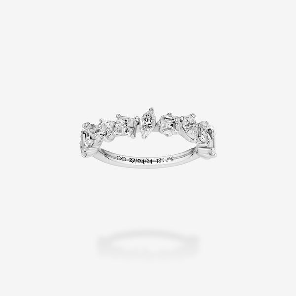 18K White Gold