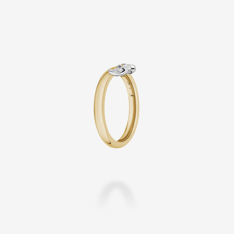 18K Yellow Gold & Platinum