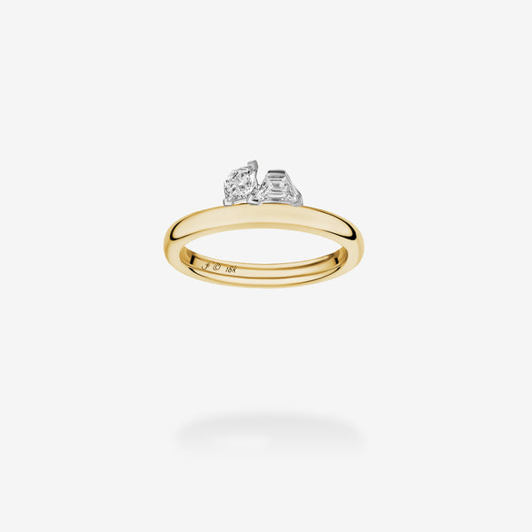 18K Yellow Gold & Platinum