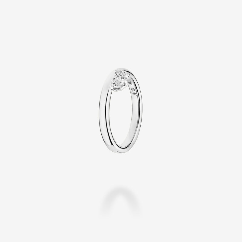 18K White Gold