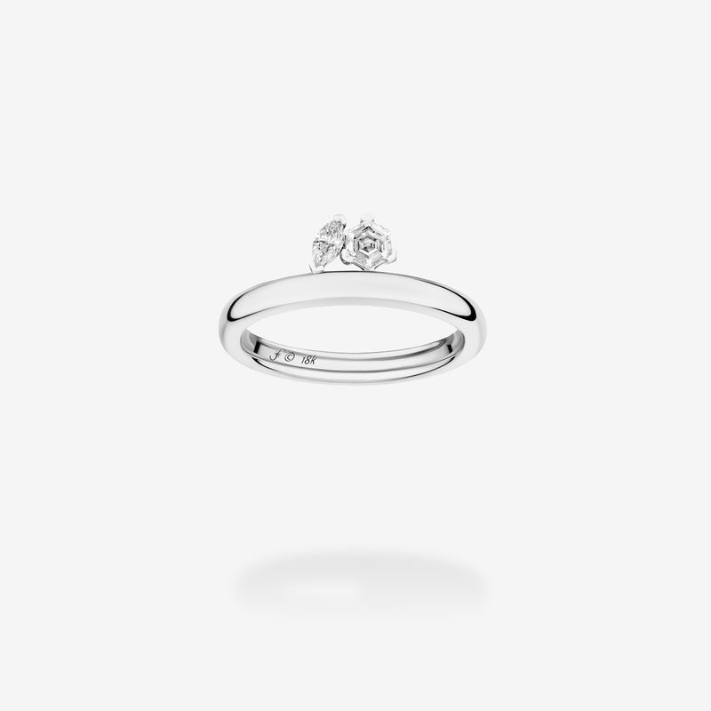 18K White Gold