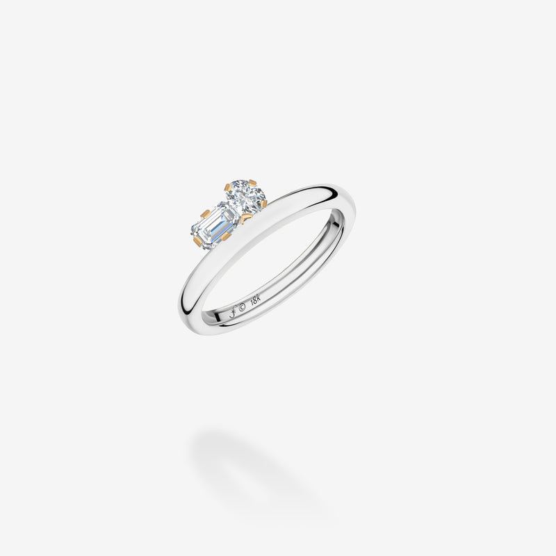 Platinum & 18K Yellow Gold-Diamonds
